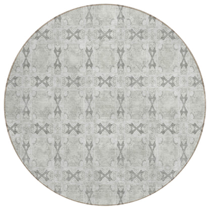 Addison Rugs Panel Ivory Washable Indoor-Outdoor Rug