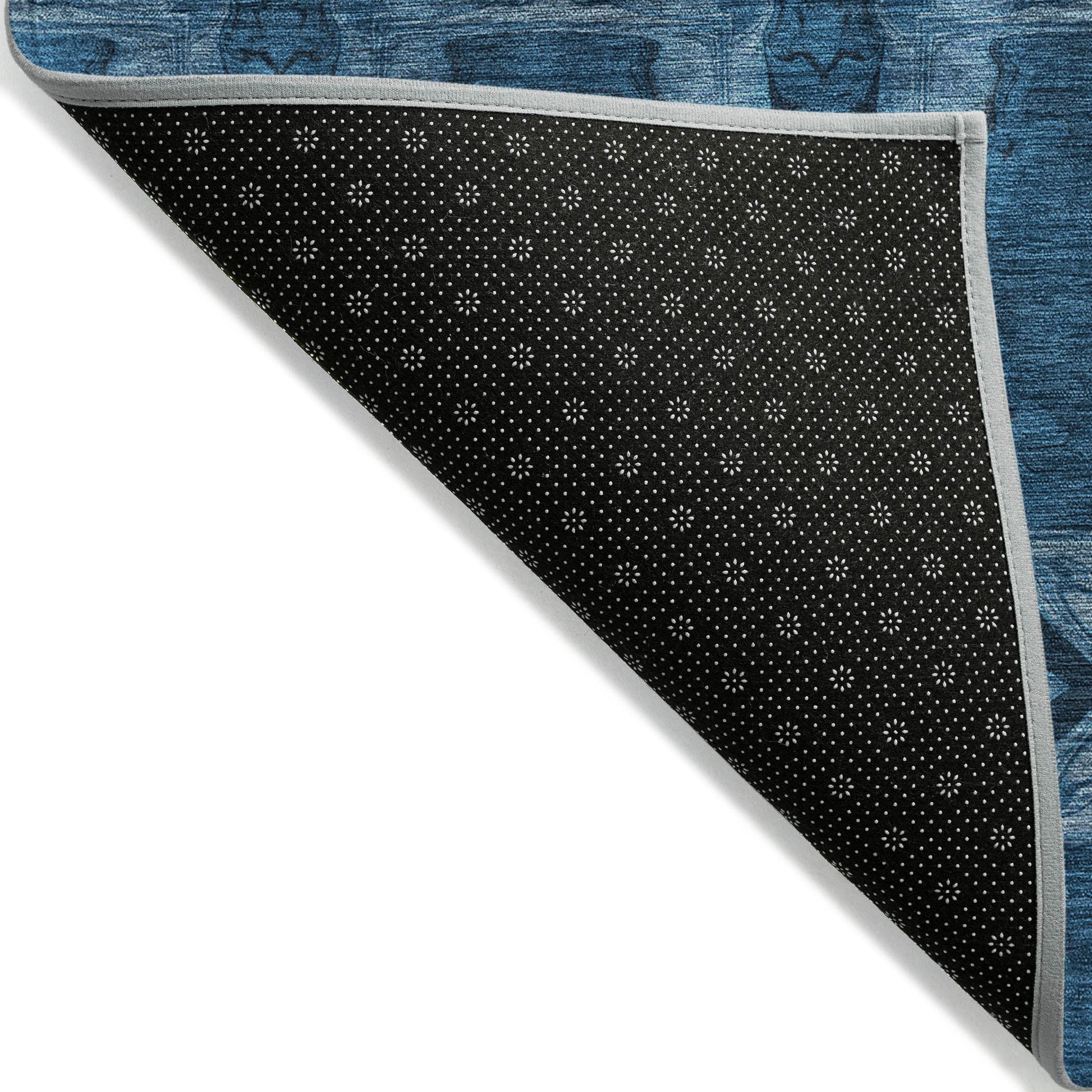 Addison Rugs Panel Navy Washable Indoor-Outdoor Rug