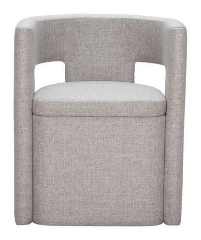 Zuo Modern Papua Grey Performance Fabric Dining Chair