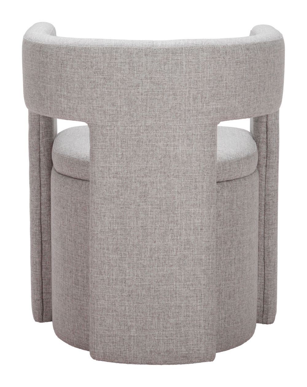 Zuo Modern Papua Grey Performance Fabric Dining Chair