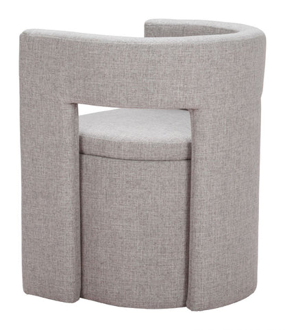 Zuo Modern Papua Grey Performance Fabric Dining Chair