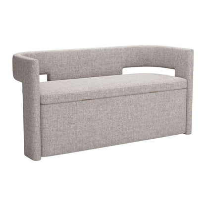 Zuo Modern Papua Performance Fabric Storage Bedroom Bench