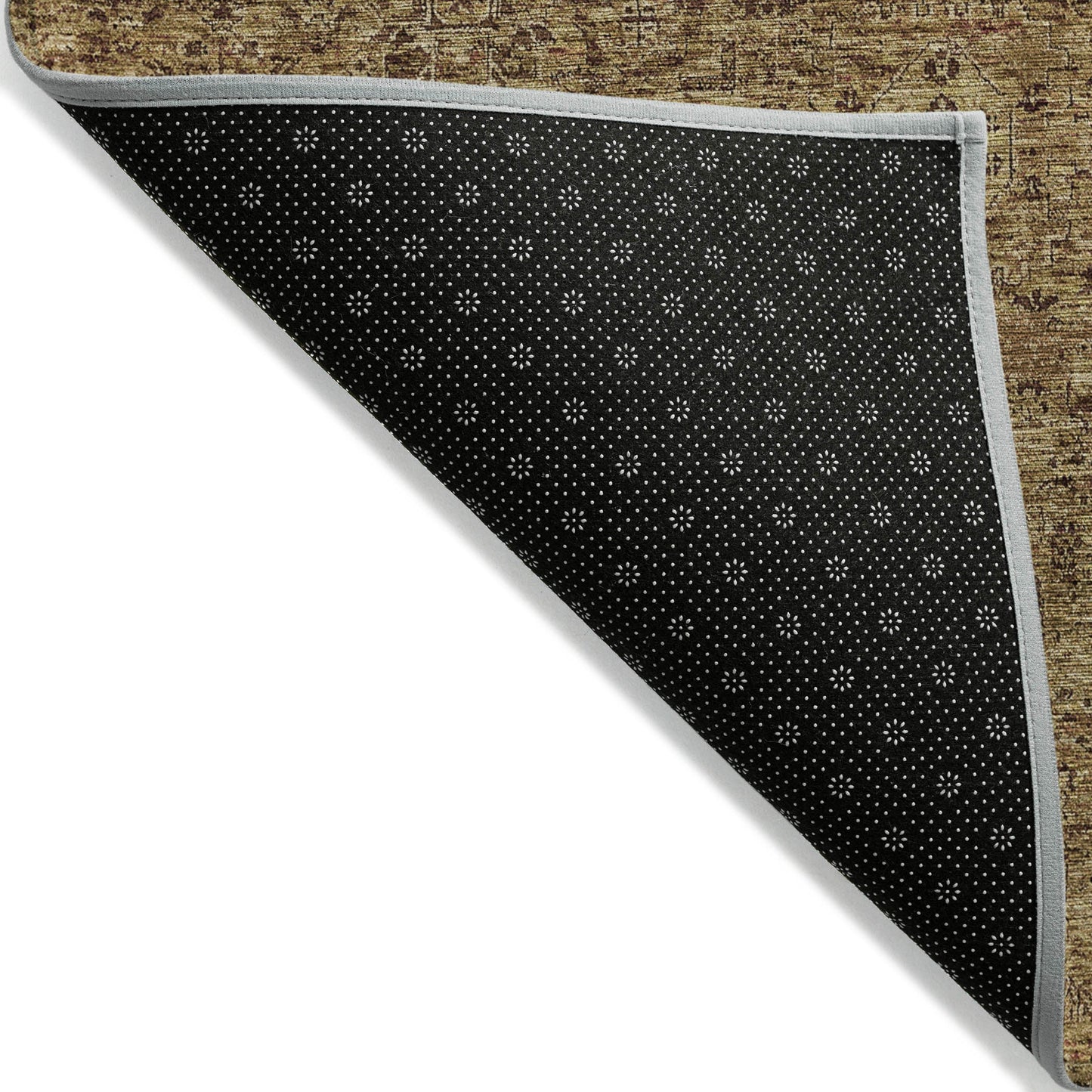 Addison Rugs Parallel Bands Brown Washable Indoor-Outdoor Rug