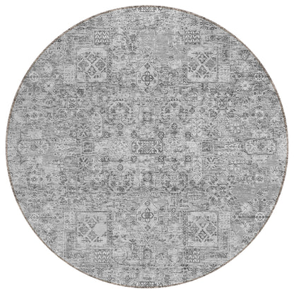 Addison Rugs Parallel Bands Grey Washable Indoor-Outdoor Rug