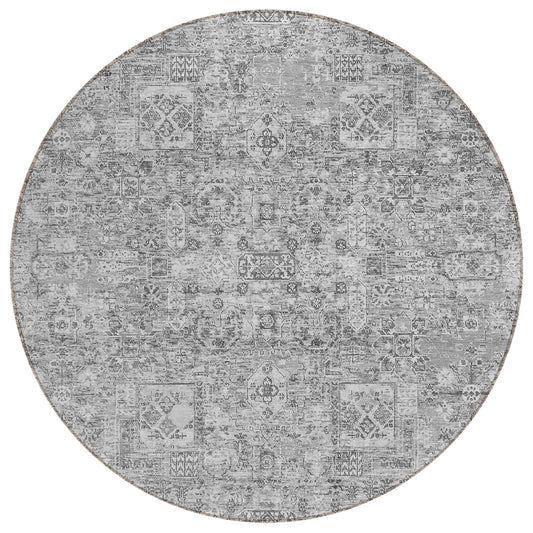 Addison Rugs Parallel Bands Grey Washable Indoor-Outdoor Rug