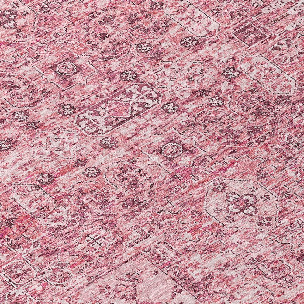 Addison Rugs Parallel Bands Pink Washable Indoor-Outdoor Rug