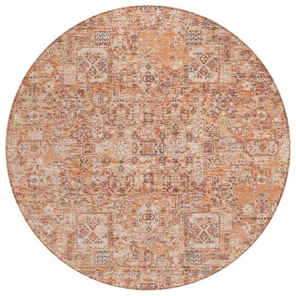 Addison Rugs Parallel Bands Salmon Washable Indoor-Outdoor Rug
