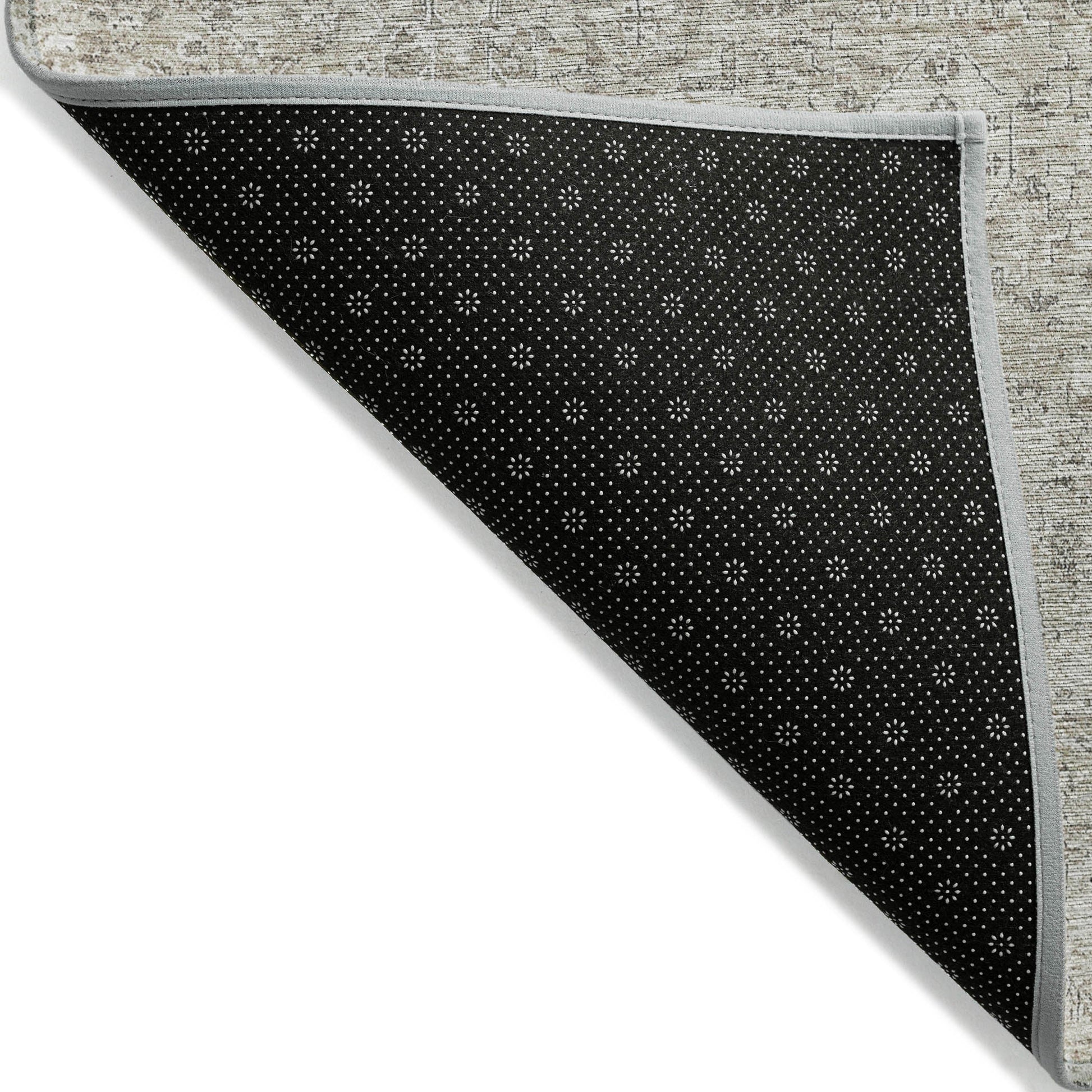 Addison Rugs Parallel Bands Taupe Washable Indoor-Outdoor Rug