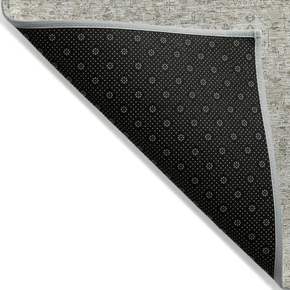 Addison Rugs Parallel Bands Taupe Washable Indoor-Outdoor Rug