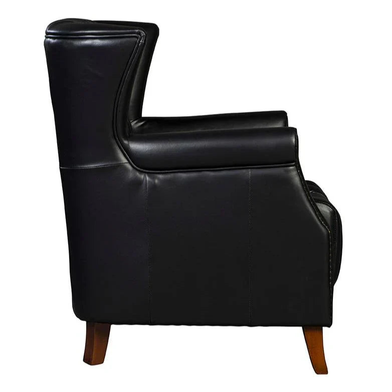 Paris Flea Market Leather Upholstered Classic Armchair