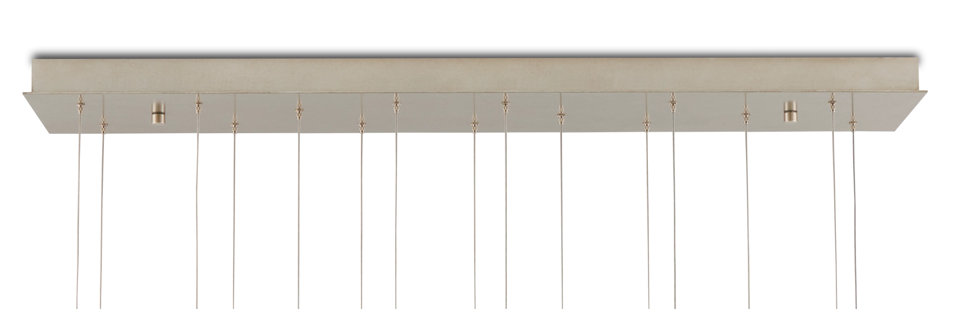 Parish 15-Light Rectangular Multi-Drop Pendant-Pendants-Currey & Co-Sideboards and Things