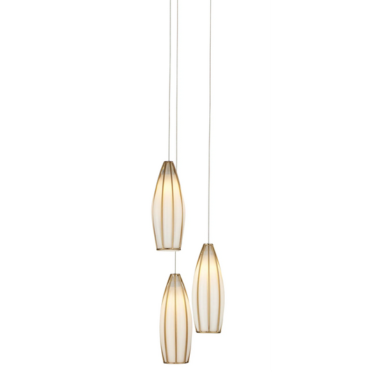 Parish 3-Light Round Multi-Drop Pendant-Pendants-Currey & Co-Sideboards and Things