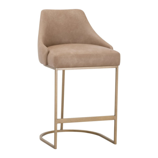 Essentials For Living Parissa Leather Counter Stool 2PC