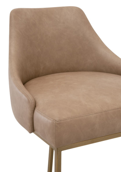 Essentials For Living Parissa Leather Counter Stool 2PC