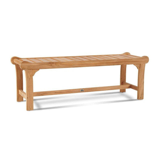 Park 2-Person Teak Outdoor Bench-Outdoor Benches-HiTeak-Sideboards and Things