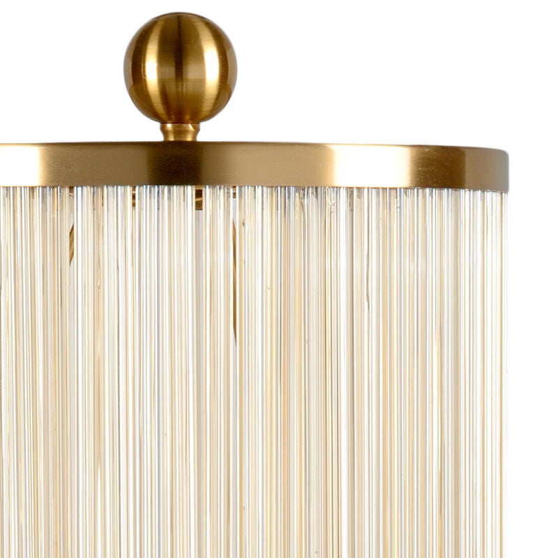 Park Avenue Acrylic Rods Mounted Table Lamp-Table Lamps-Wildwood-LOOMLAN