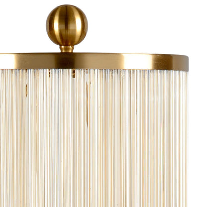 Park Avenue Acrylic Rods Mounted Table Lamp-Table Lamps-Wildwood-LOOMLAN