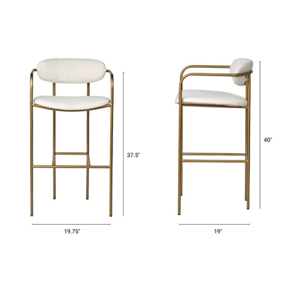 Parker Faux Leather Barstool