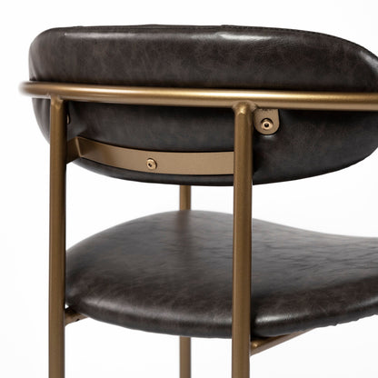 Parker Faux Leather Barstool