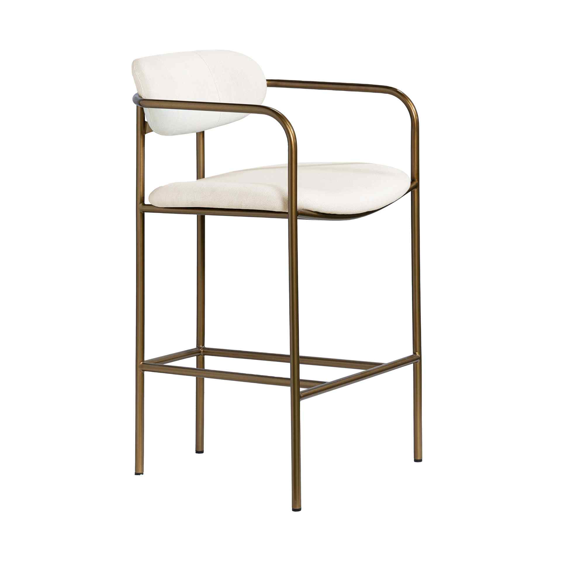 Mercana Parker Leather Seat Counter Stool 2PC