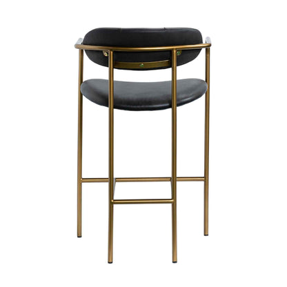 Mercana Parker Leather Seat Counter Stool 2PC