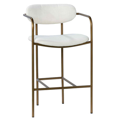 Mercana Parker Leather Seat Counter Stool 2PC
