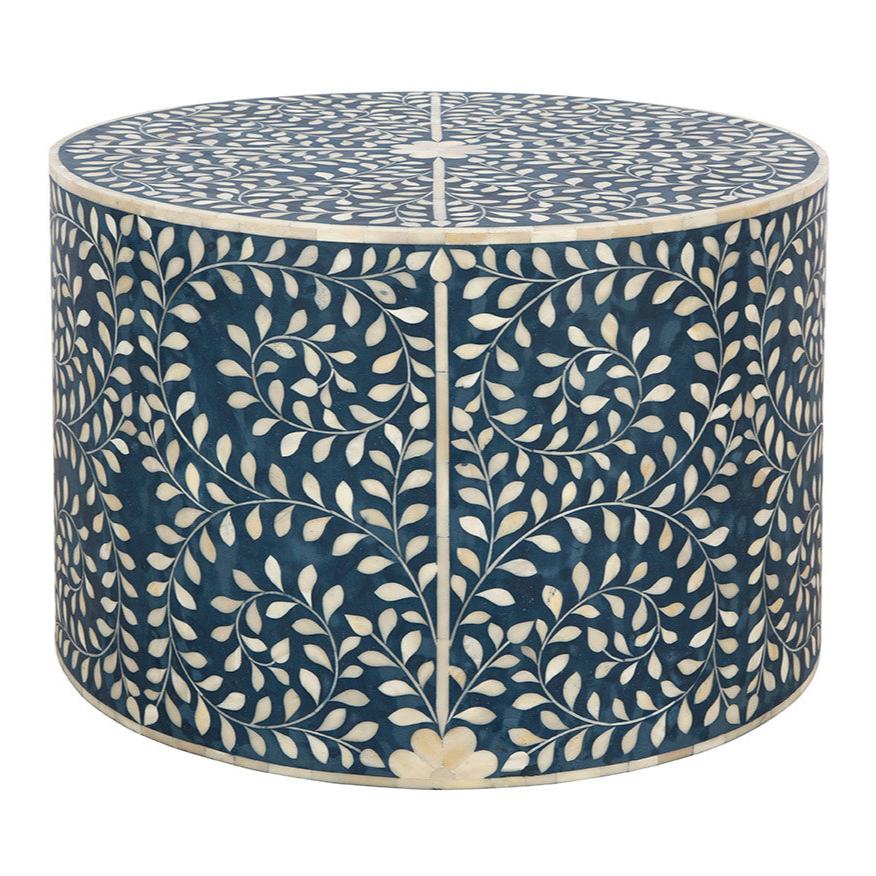 Parkview Stylish Blue Round Coffee Table