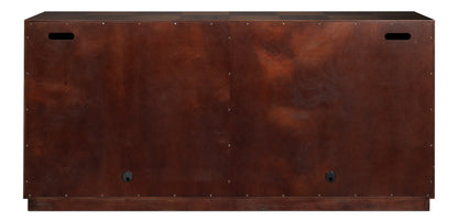 Sarreid Parquet Four Doors Wood Sideboard