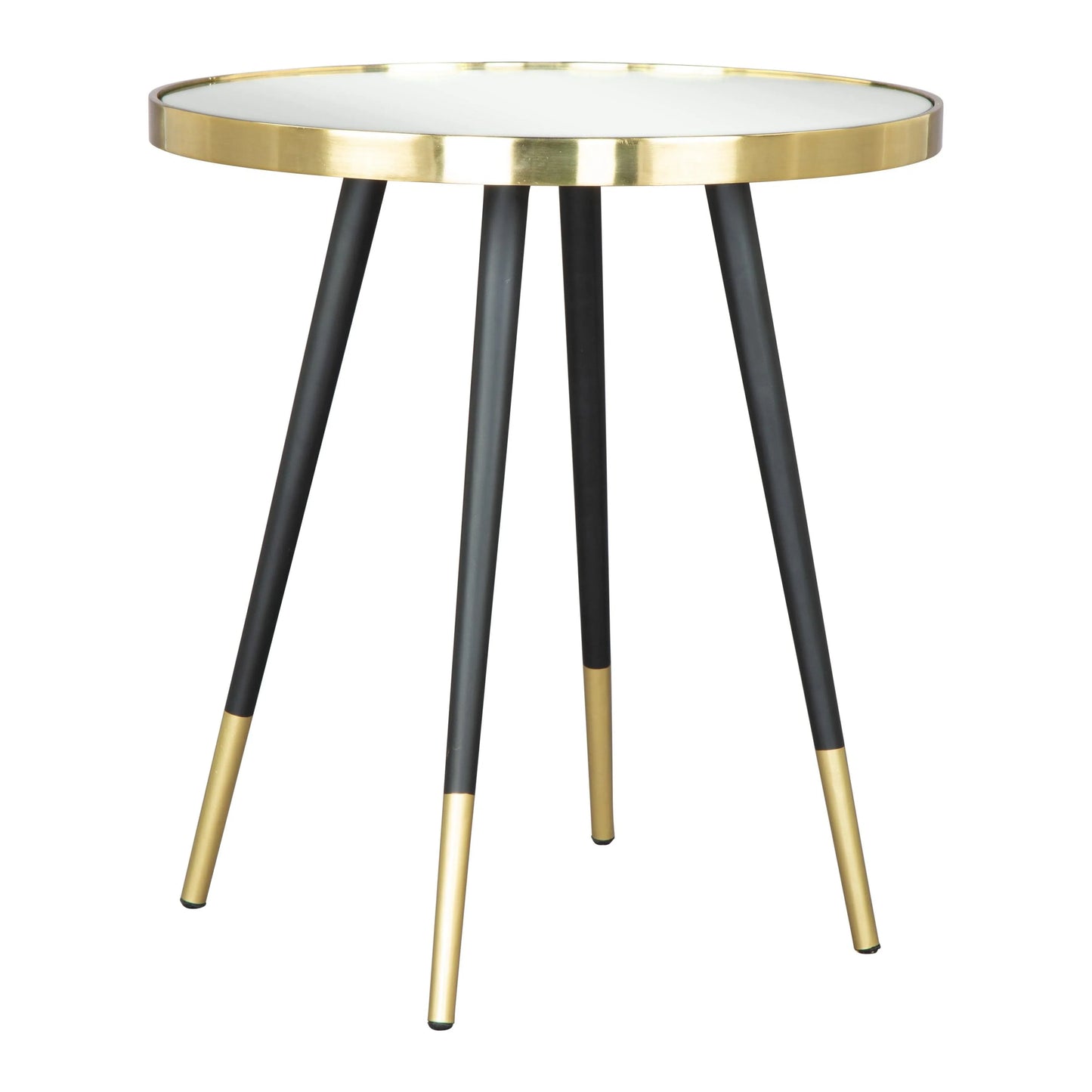 Particle Side Table Black & Gold Side Tables LOOMLAN By Zuo Modern