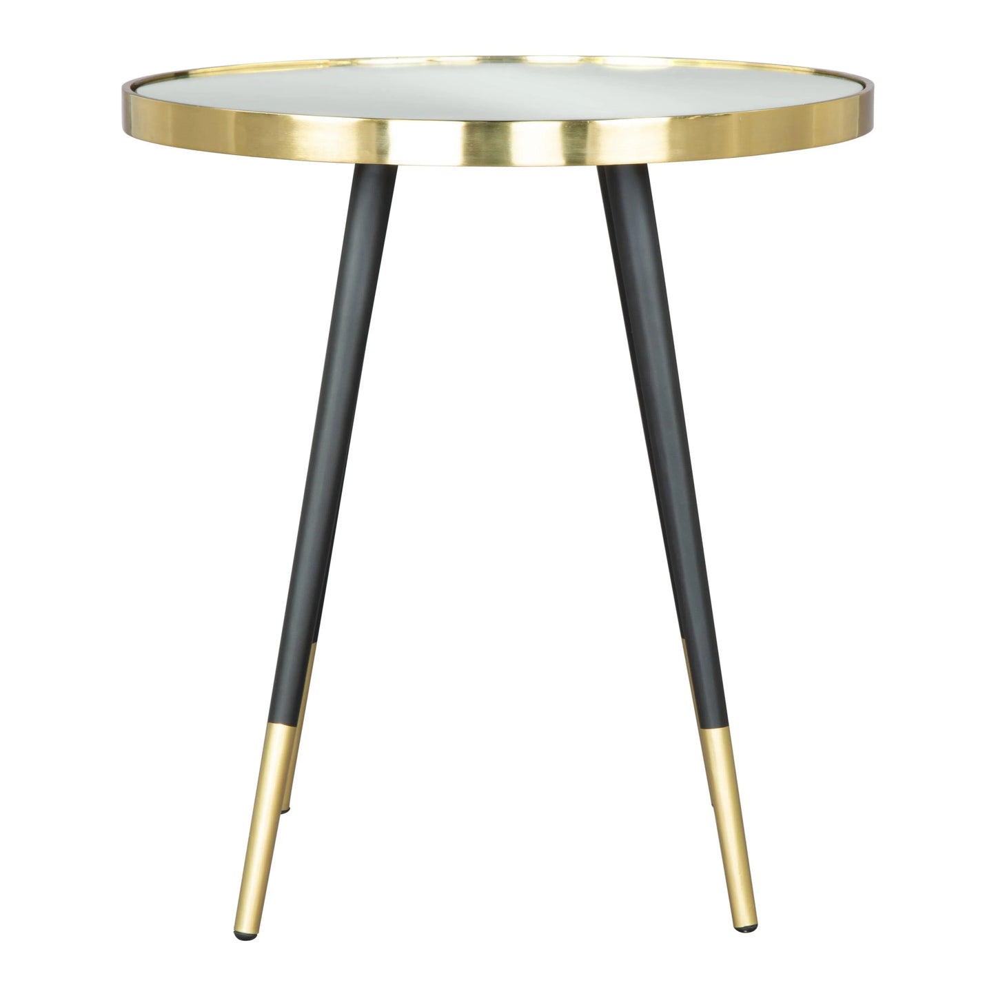 Particle Side Table Black & Gold Side Tables LOOMLAN By Zuo Modern