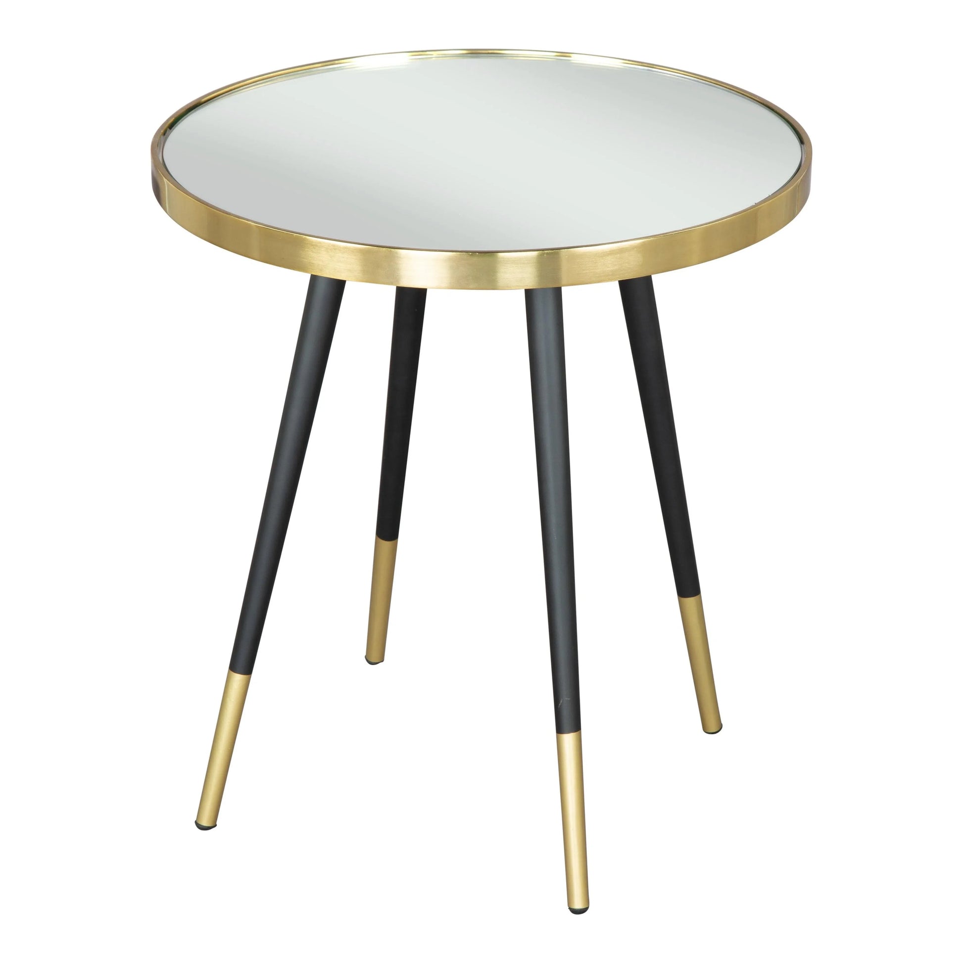 Particle Side Table Black & Gold Side Tables LOOMLAN By Zuo Modern