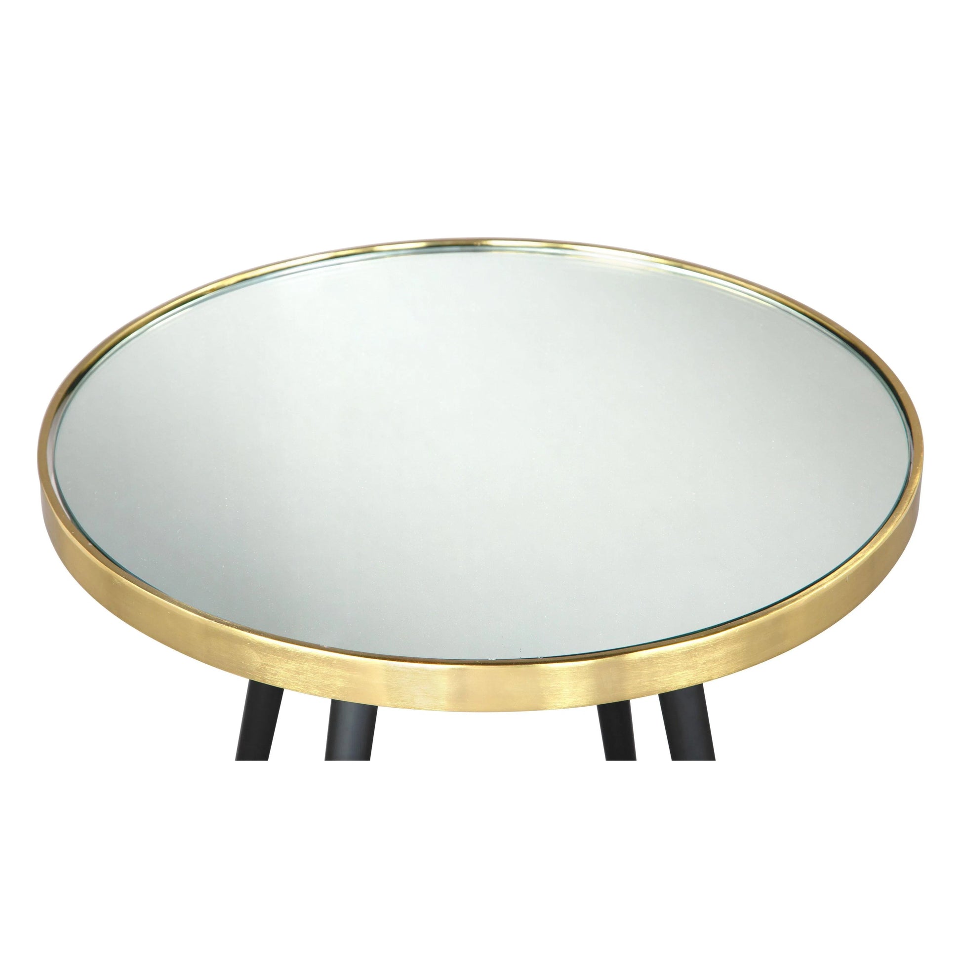 Particle Side Table Black & Gold Side Tables LOOMLAN By Zuo Modern