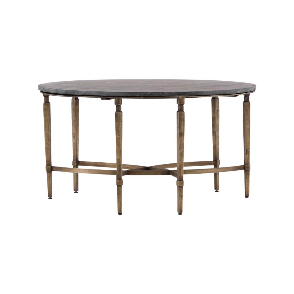 Pasadena Marble Top Round Coffee Table