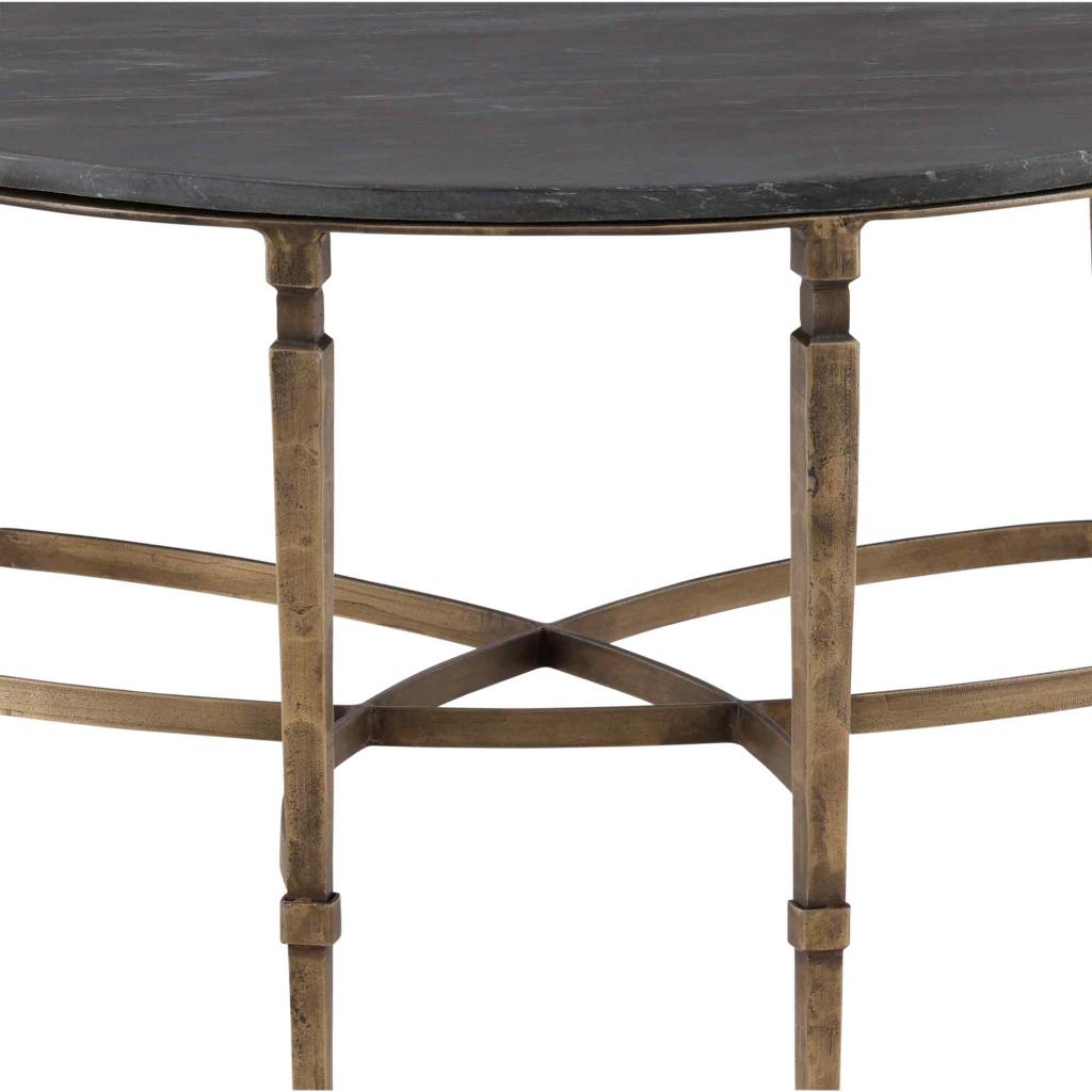 Pasadena Marble Top Round Coffee Table