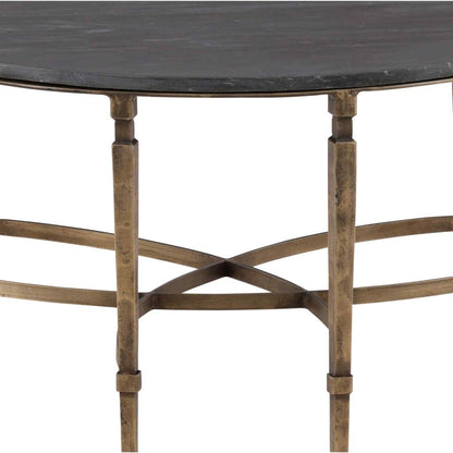 Pasadena Marble Top Round Coffee Table