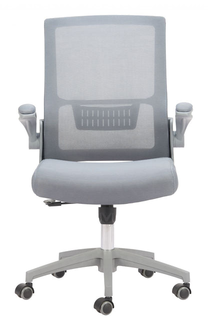 Zuo Modern Pater Grey Mesh Fabric Office Chair