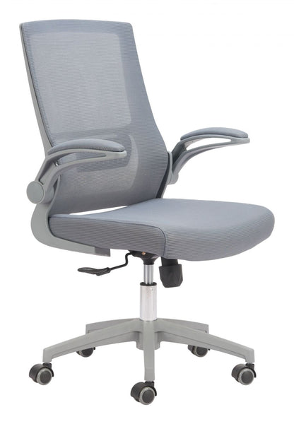 Zuo Modern Pater Grey Mesh Fabric Office Chair