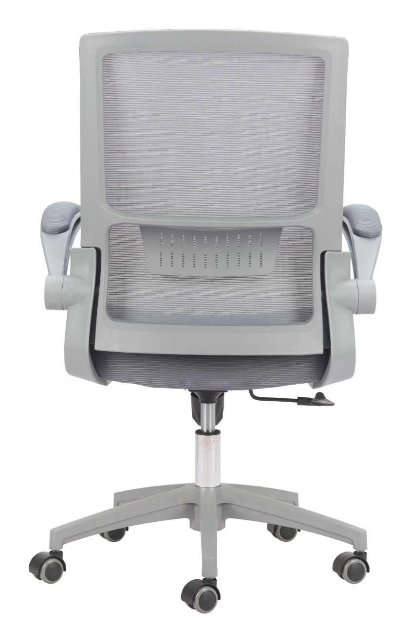 Zuo Modern Pater Grey Mesh Fabric Office Chair