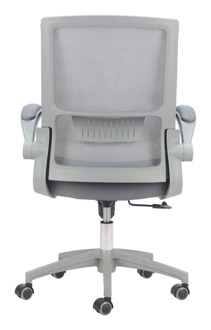 Zuo Modern Pater Grey Mesh Fabric Office Chair