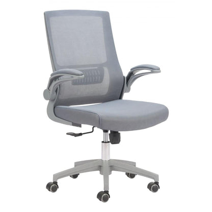 Zuo Modern Pater Grey Mesh Fabric Office Chair