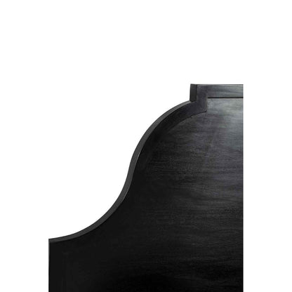 Paul Wooden Black King Bed