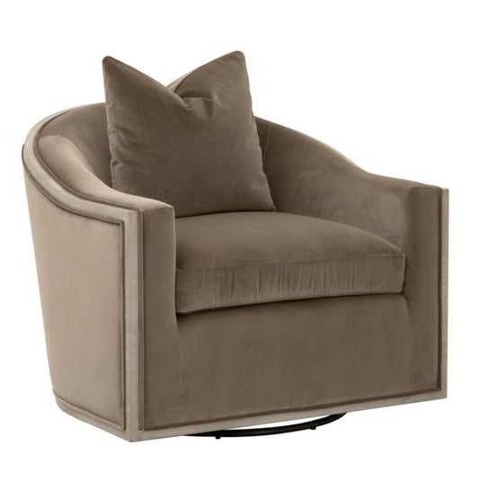 Essentials For Living Paxton Performance Fabric Swivel Club Chair