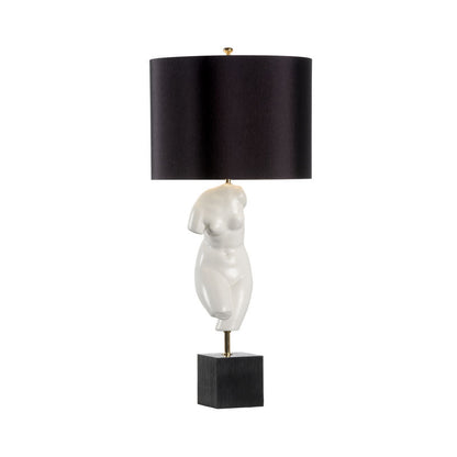 Wildwood Peitho White Glazed Ceramic Table Lamp