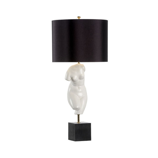 Wildwood Peitho White Glazed Ceramic Table Lamp