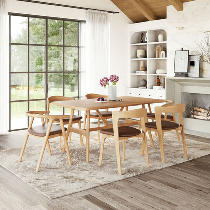 Zuo Modern Peker Faux Leather Dining Chair 2PC
