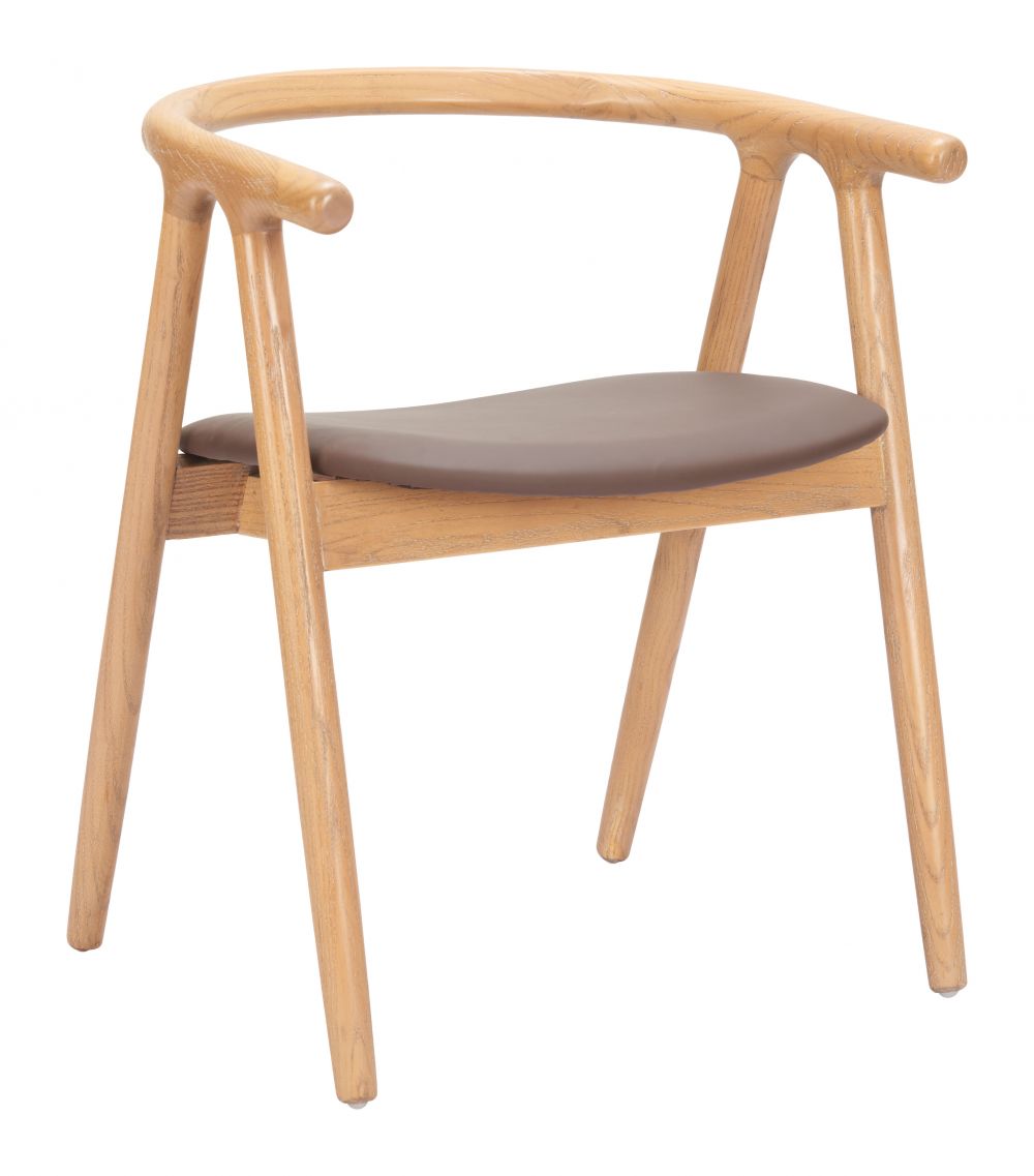 Zuo Modern Peker Faux Leather Dining Chair 2PC