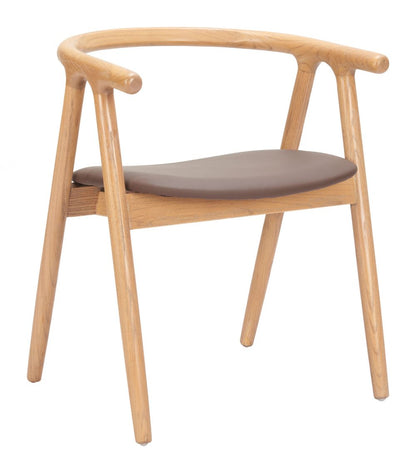 Zuo Modern Peker Faux Leather Dining Chair 2PC