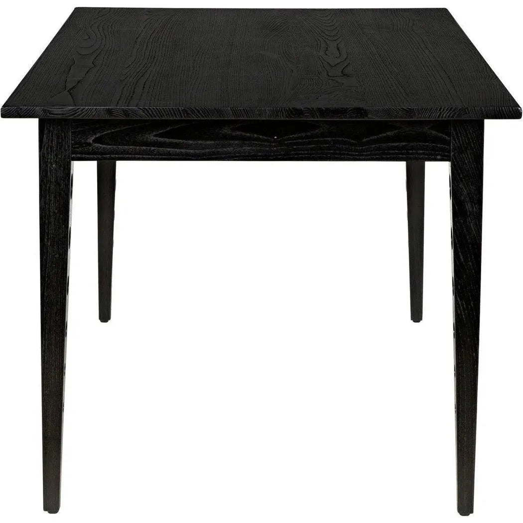Pericles Table Black Rectangle Dining Table for 6