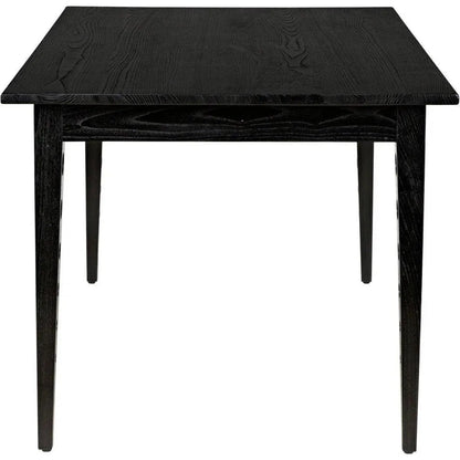 Pericles Table Black Rectangle Dining Table for 6