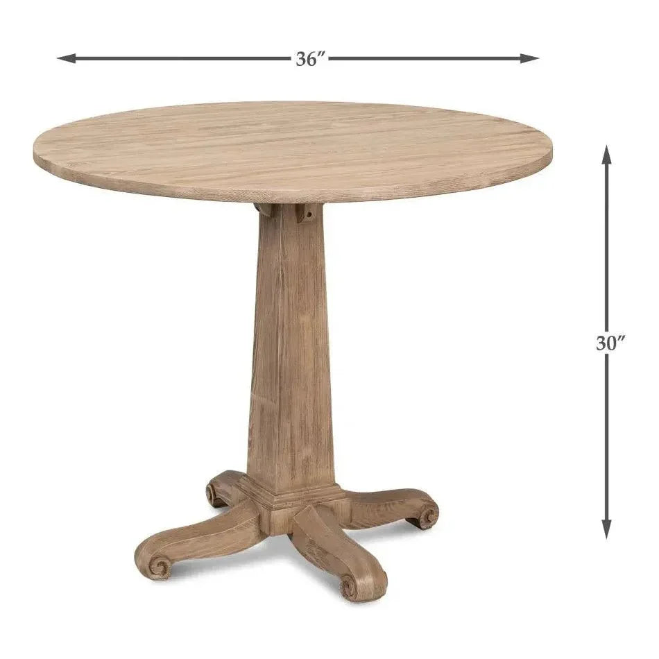 Sarreid Perry Vineyards Round Bistro Table